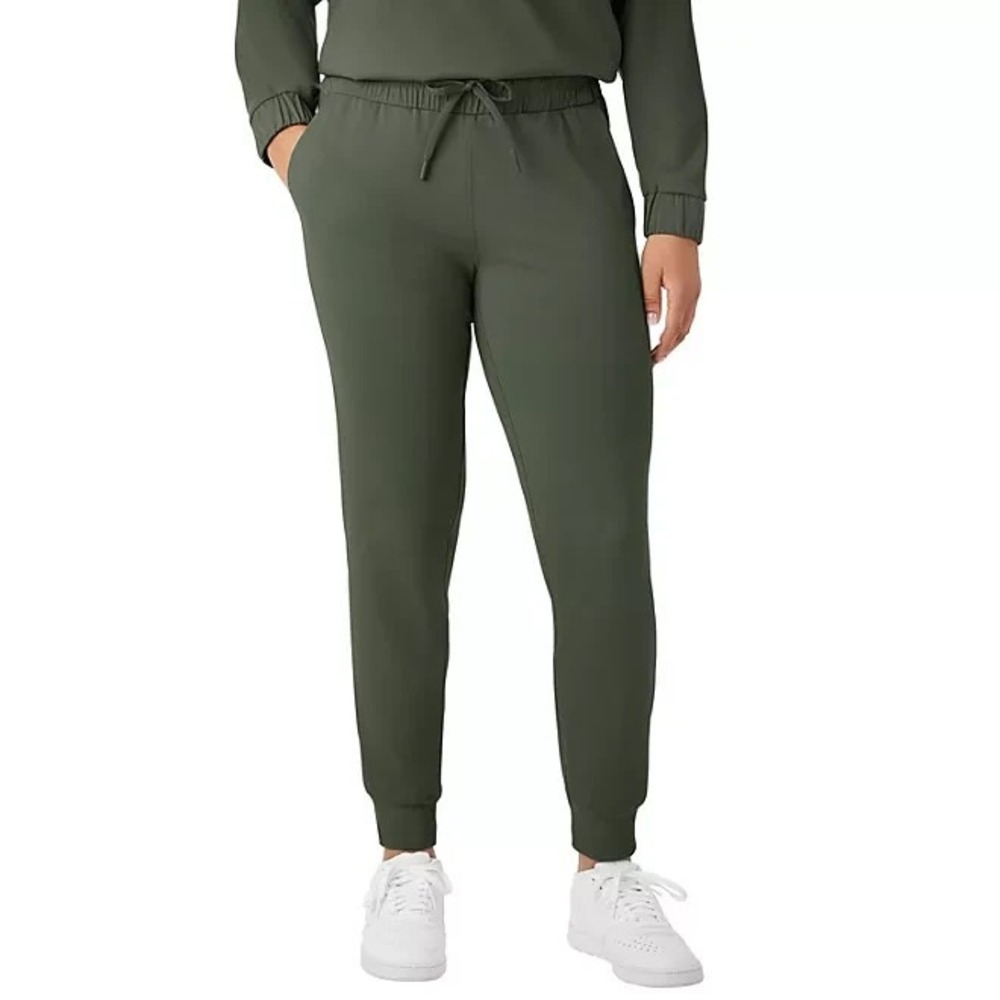 Member's Mark Women's Travel Jogger Midnight Green Size M Tapered Pants